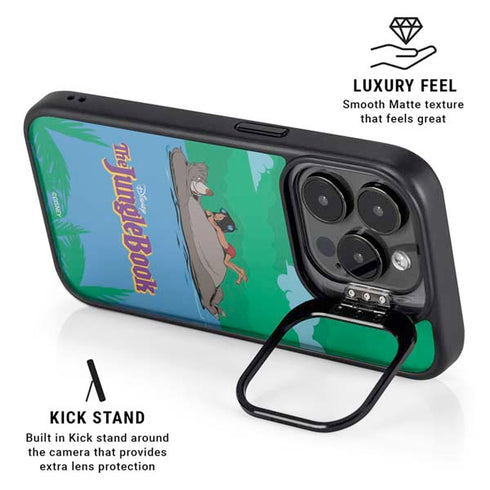 Disney Jungle Book Mogli and Baloo Swim iPhone 16 Pro Kickstand Case
